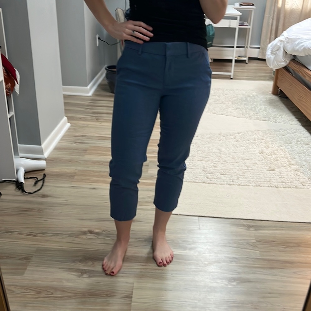 Blue work pants